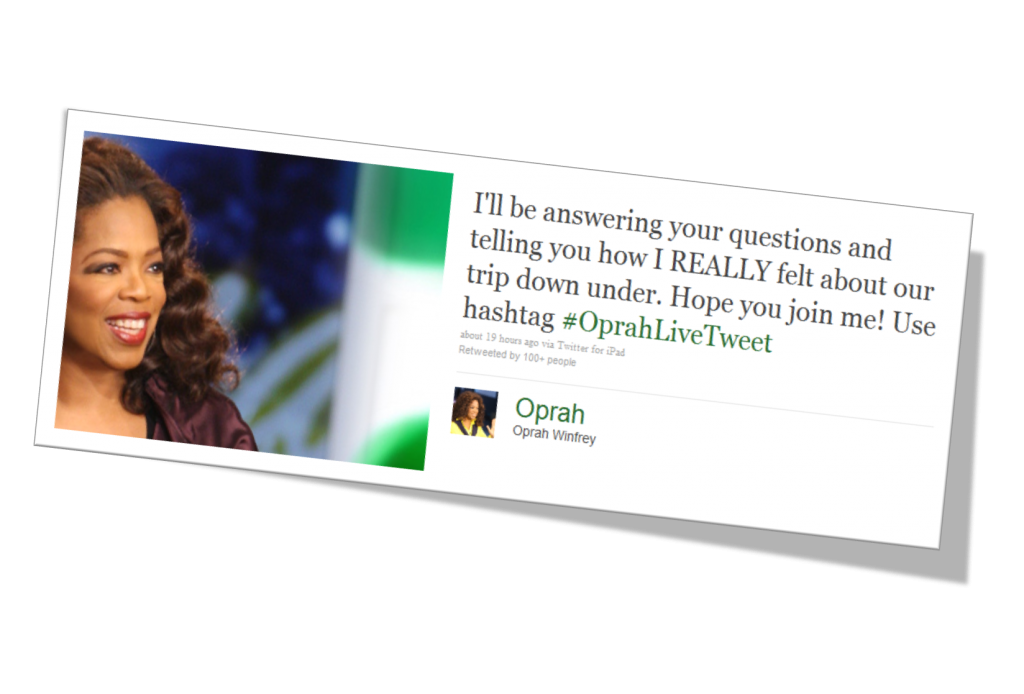 Oprah Twitter